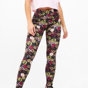 Lululemon Wunder Down Under Multicolor Floral Leggings